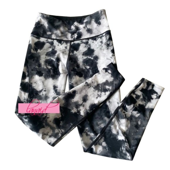 Soulcycle Tie-Dye Contour Stitch Tights Skinny Run - Picture 8 of 11